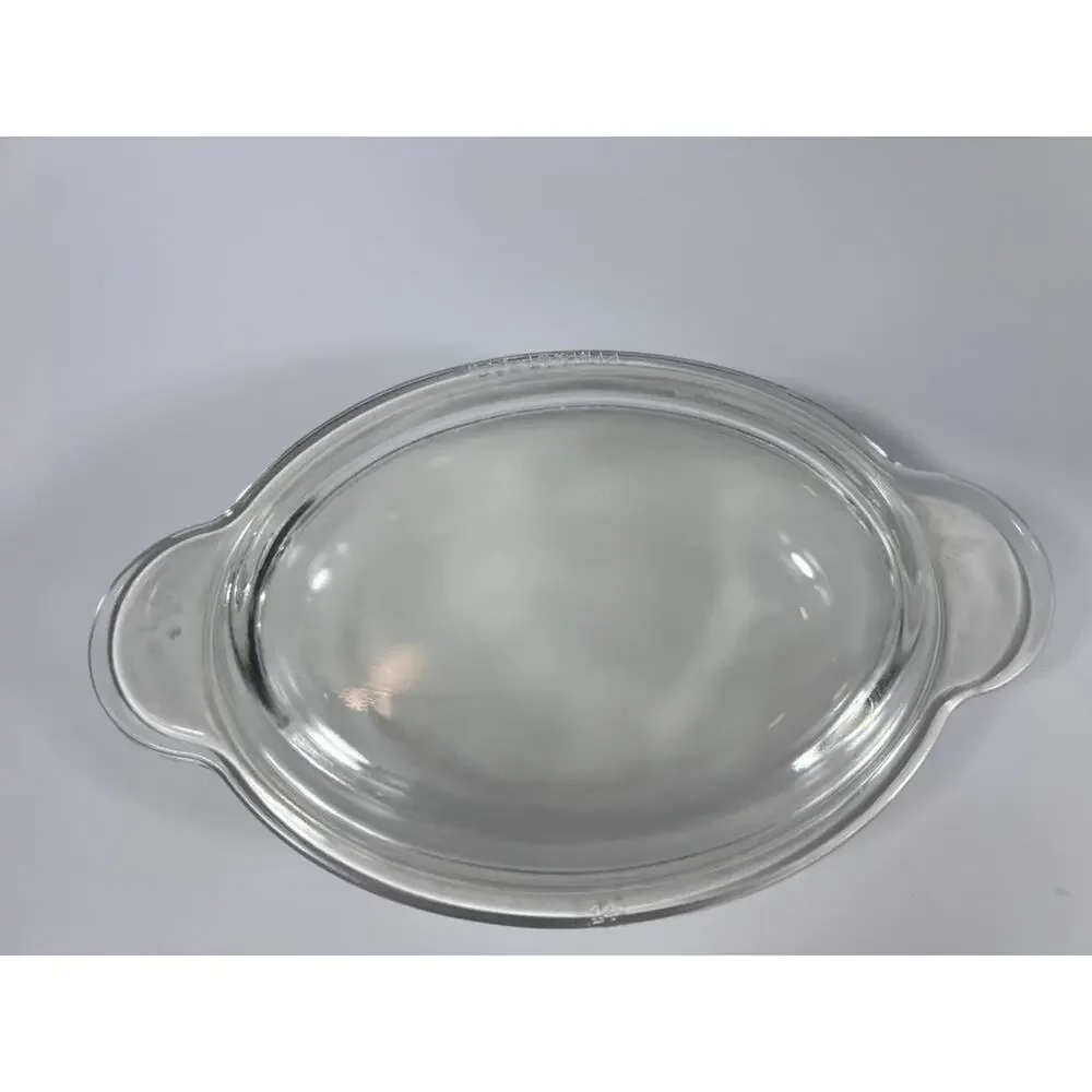 Vintage Corning Ware Grab It White Oval Casserole P-14-B w/Pyrex Lid P-14-C